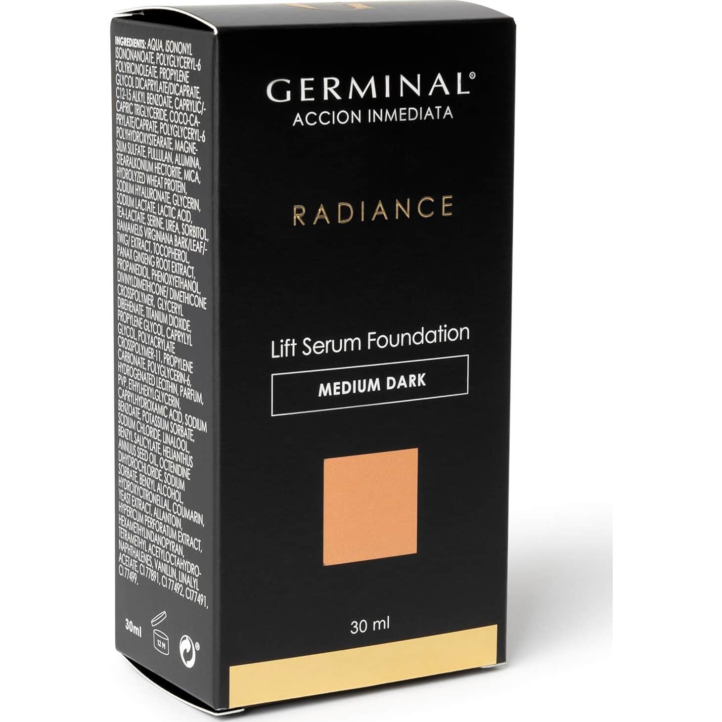 Germinal Radiance Lift Serum Foundation Medium Dark 30 ml