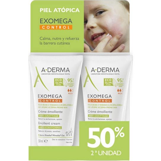 A-Derma Crema Pack Exomega 2X50ml