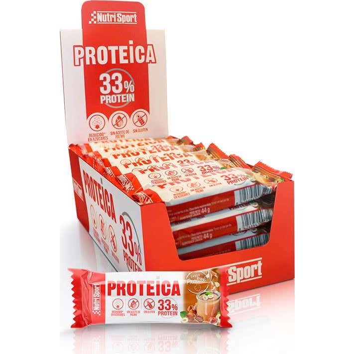 Nutrisport Pack Barrita Proteica Avellana Praline 24x44 g