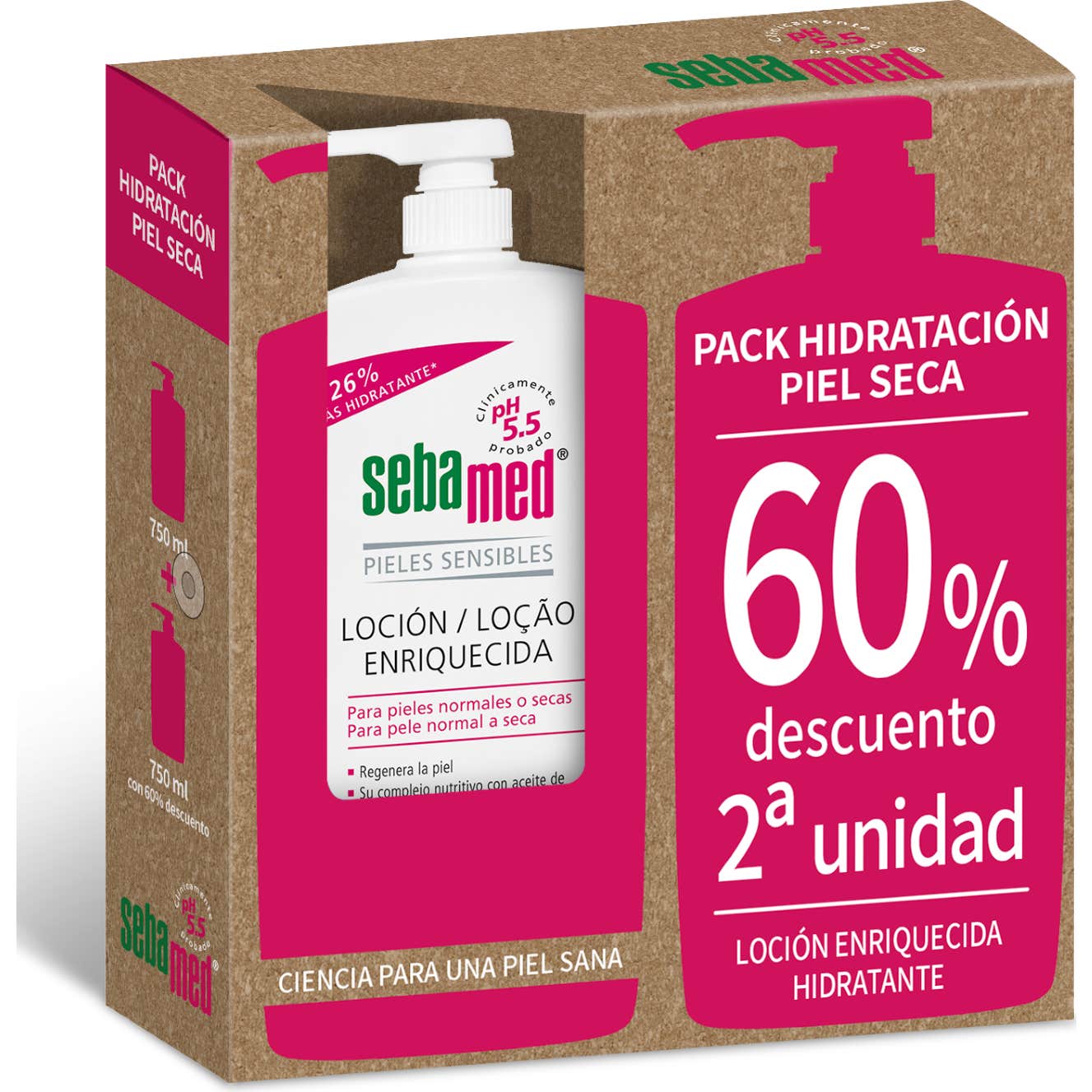 Sebamed Pack Loción Enriquecida Corporal 2x750ml