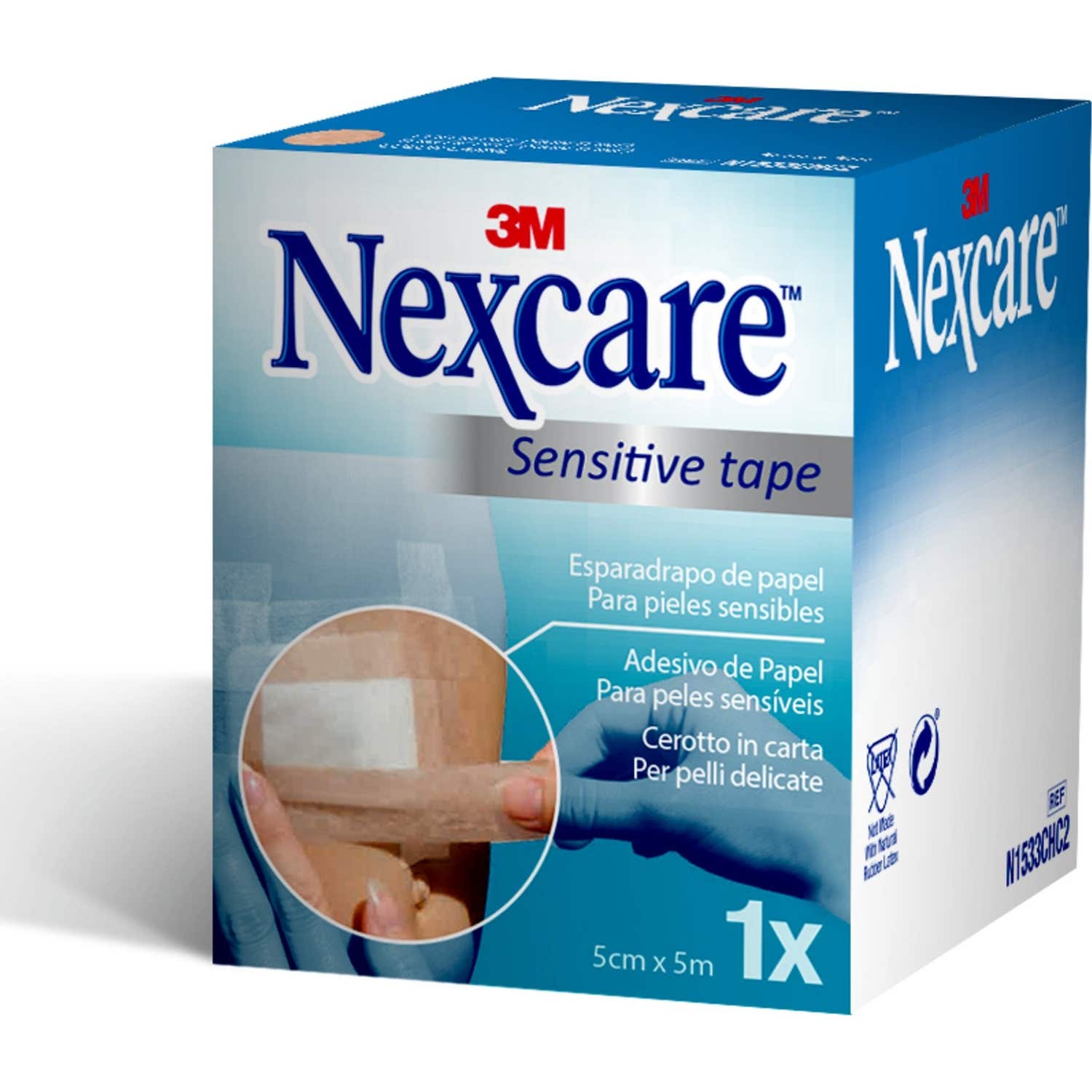 Nexcare Esparadrapo Papel Color Piel 5 M X 5 Cm
