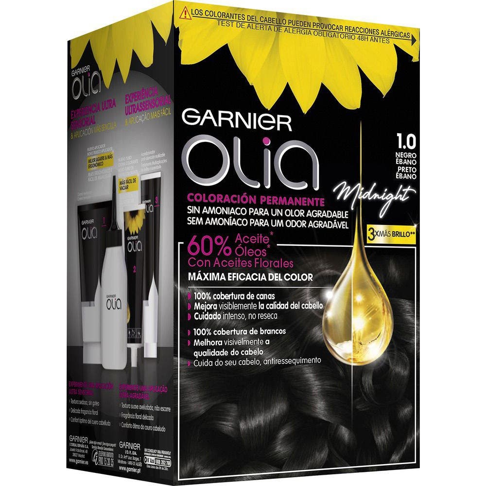 Garnier Olia Coloración Permanente N°1.0 Negro Ebano