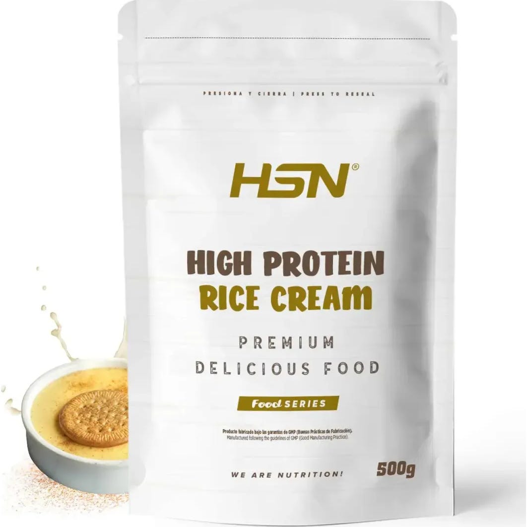 HSN Crema de Arroz Proteica Natillas 500g