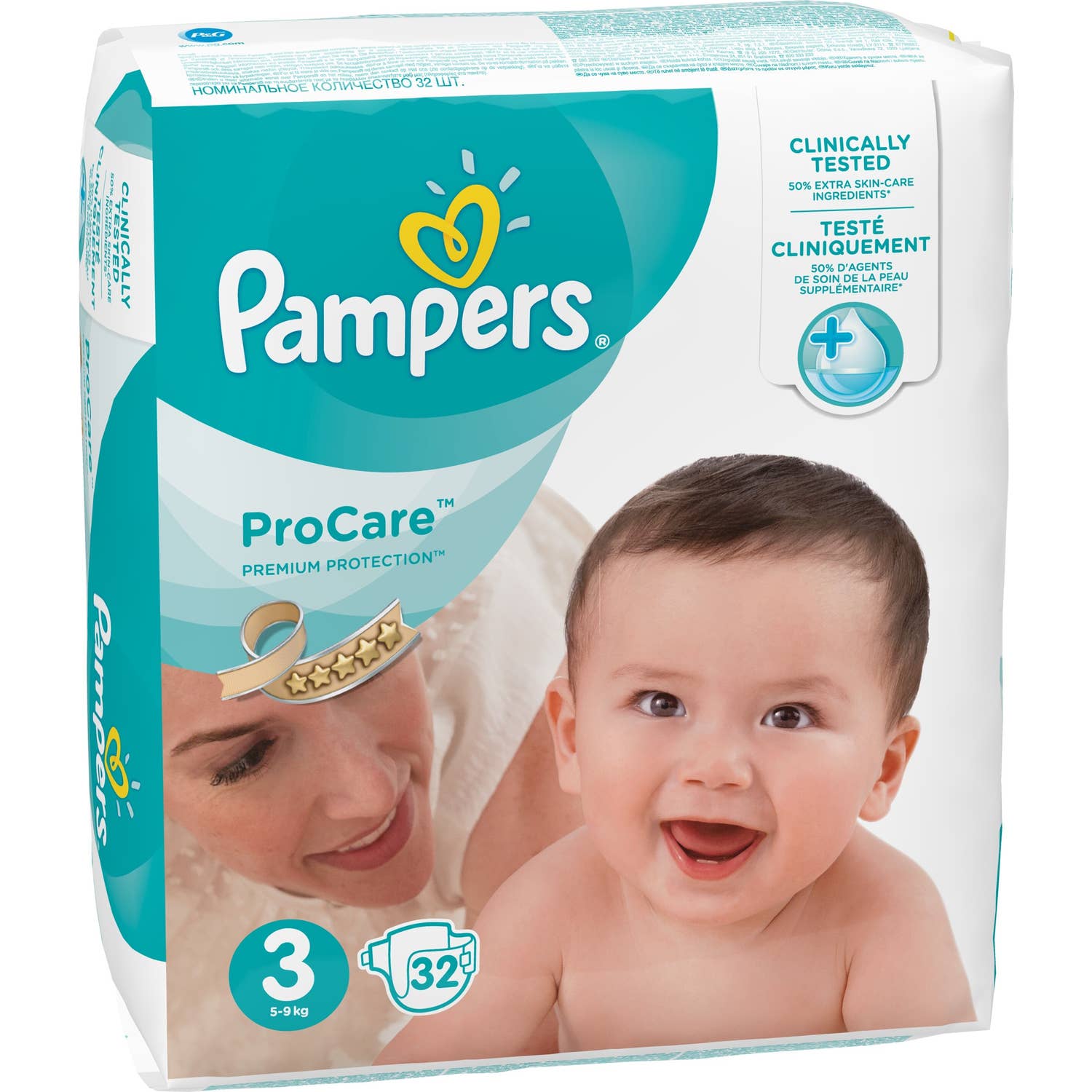 Pampers Pro Care Premium Pañal Talla 3 32uds