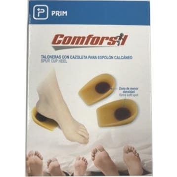 Comforsil Talonera Silicona Cazoleta Espolón P438 Talla L 1 Par