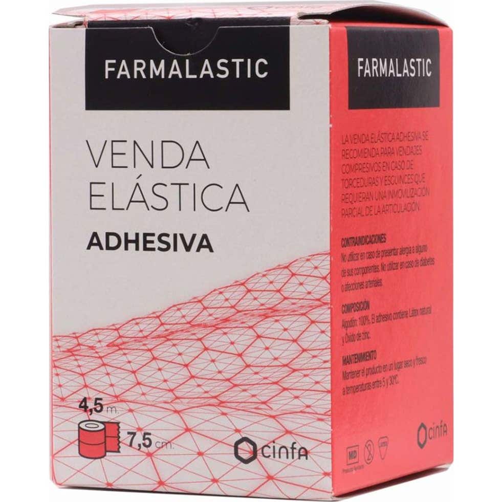 Farmalastic venda elástica adhesiva 7,5cmx4,5m 1ud