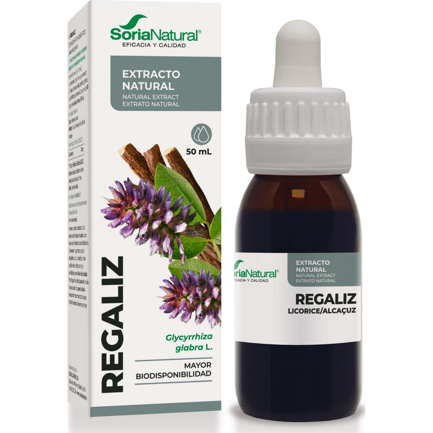 Extracto Regaliz Xxi 50 Ml Soria Natural