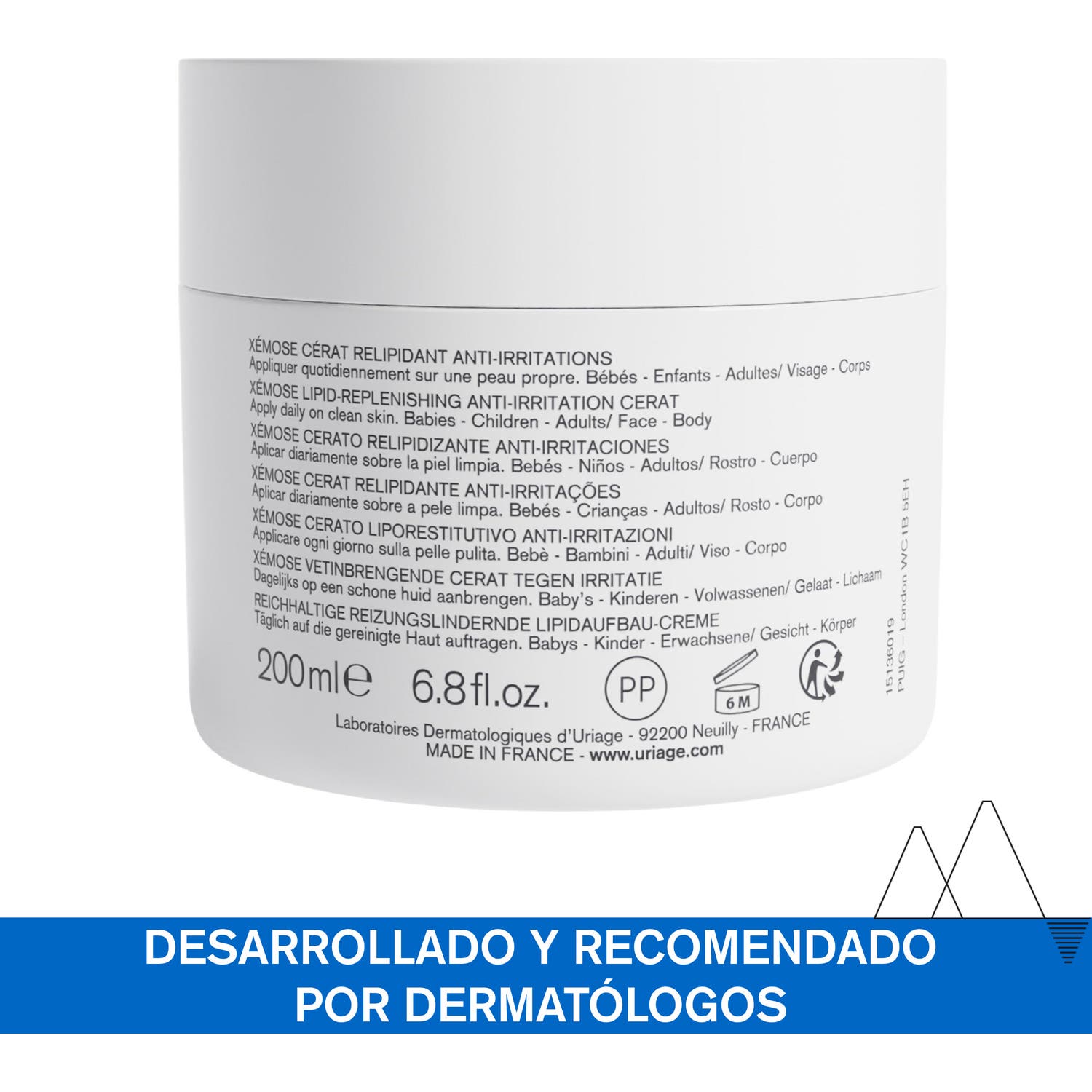 Uriage Xémose Cérat Anti Irritaciones 200ml Uriage Xémose Cérat Anti Irritaciones 200ml