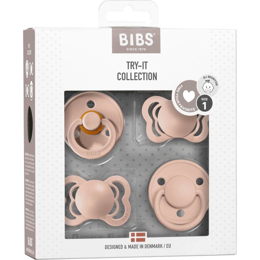 Bibs Pack Chupetes Try It Blush