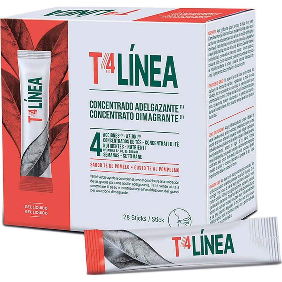 T4 Línea Concentrado Adelgazante Té Pomelo 28x10ml | Natural Doctor