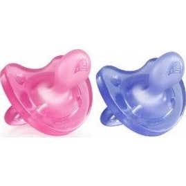 Chicco Chupete Todo Silicona Rosa/Morado +12 M, 2 Unds