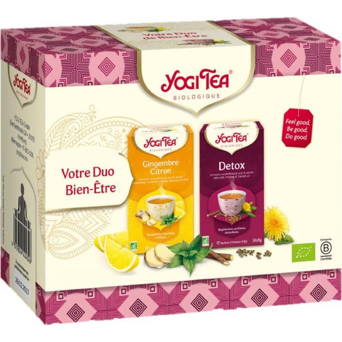 Yogi Tea Cofre Votre Duo Bien-Être Detox + Jengibre Limón