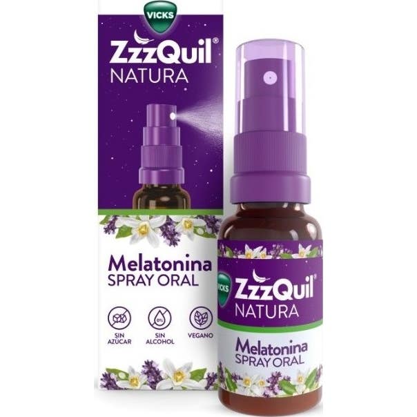 Zzzquil Natura Spray Oral Melatonina Lavanda Naranja 30ml