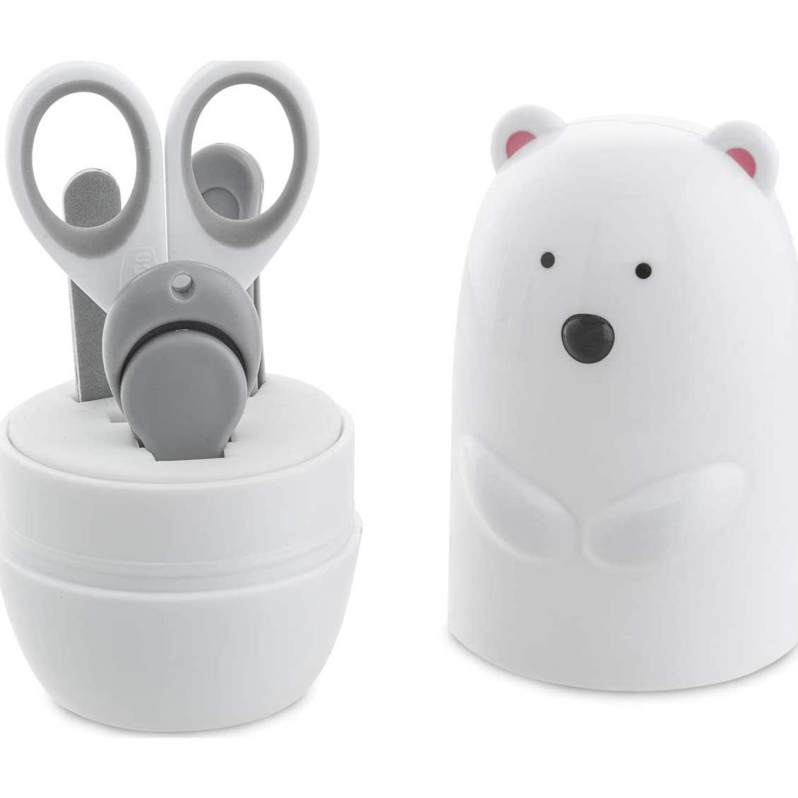 Chicco Set de Manicura Bebé Oso Polar 4 en 1