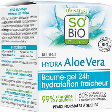 So Bio Etic Bálsamo Gel Refrescante Facial Aloe 24H Bio 50ml
