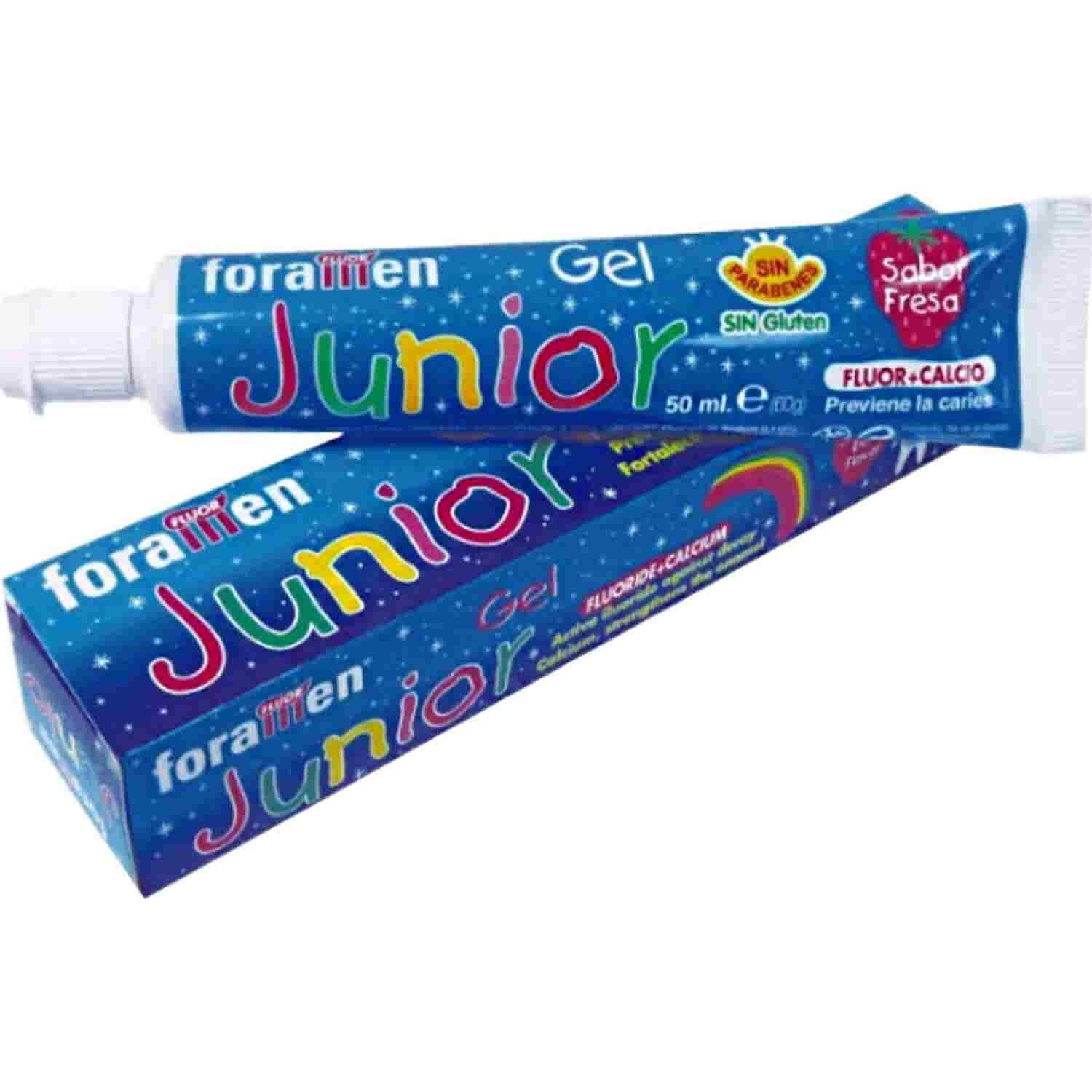 Foramen Gel Dentífrico Junior Flúor y Calcio 50ml