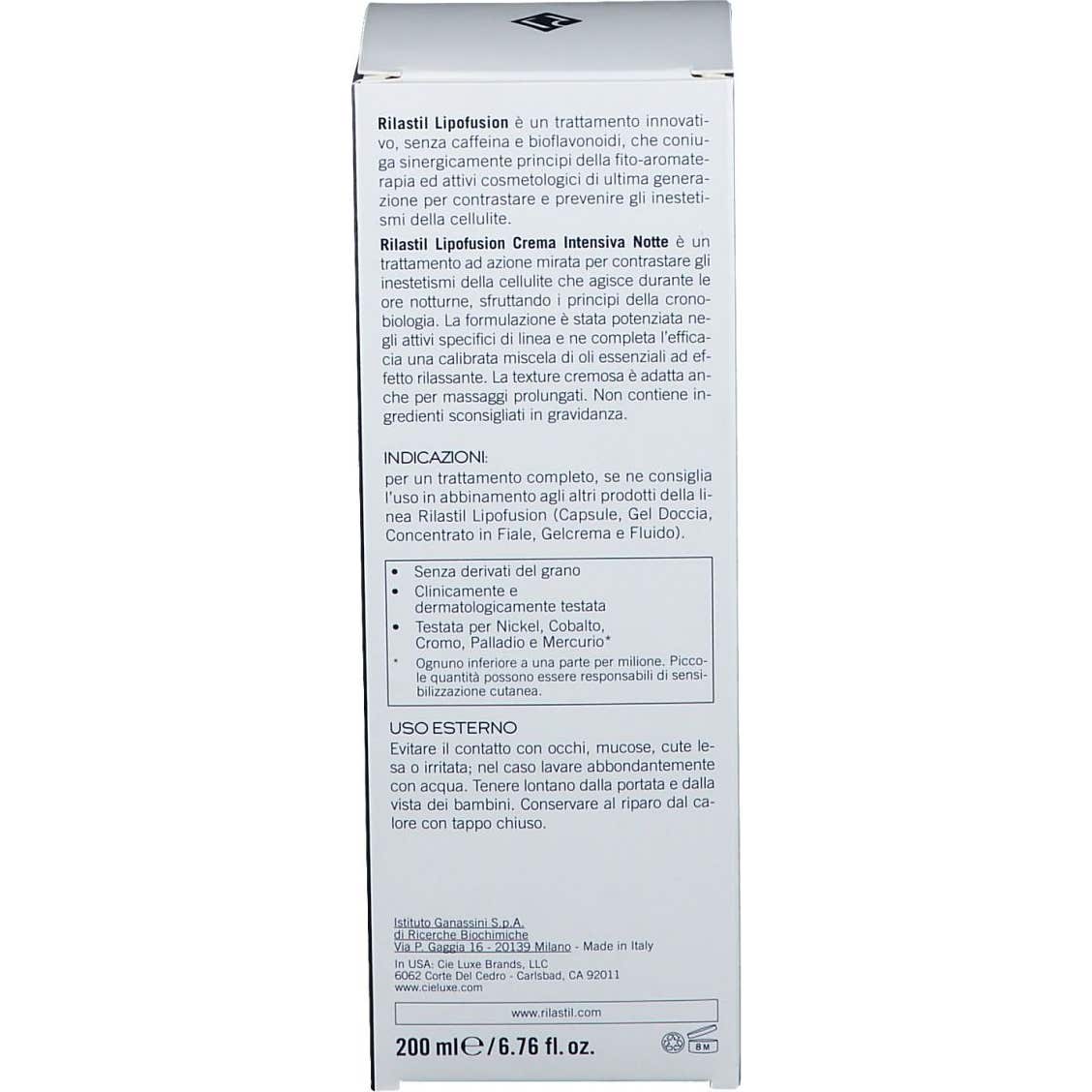 Rilastil Lipofusion Intensive Night 200ml