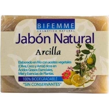 Bifemme Oliva 5 X Jabón De Arcilla 100 Gr - Imagen 3
