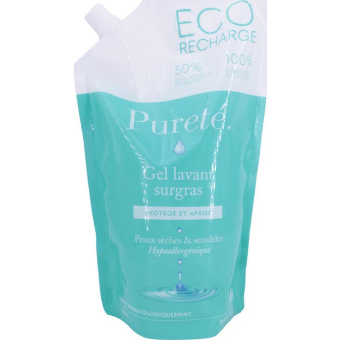 Pureté Surgras Gel Limpiador Eco Recarga 900 ml