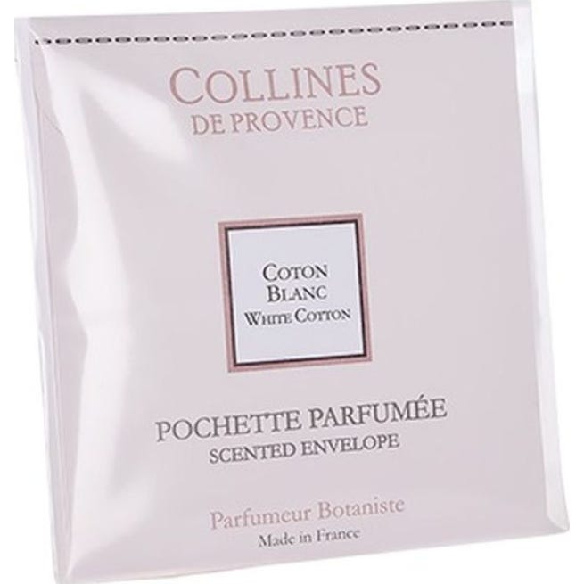 Collines de Provence Pochette Parfumée Coton Blanc