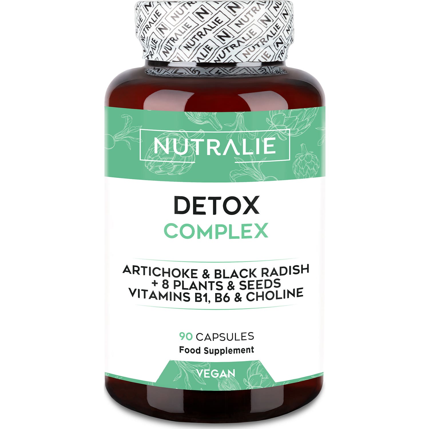 Nutralie Detox Complex + Vitaminas B1 y B6 + Colina 90caps | Natural Doctor