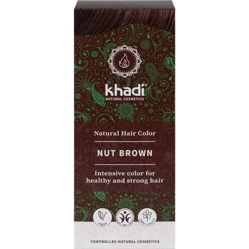 Khadi Tinte Castaño Avellana 100% Vegetal 100 g