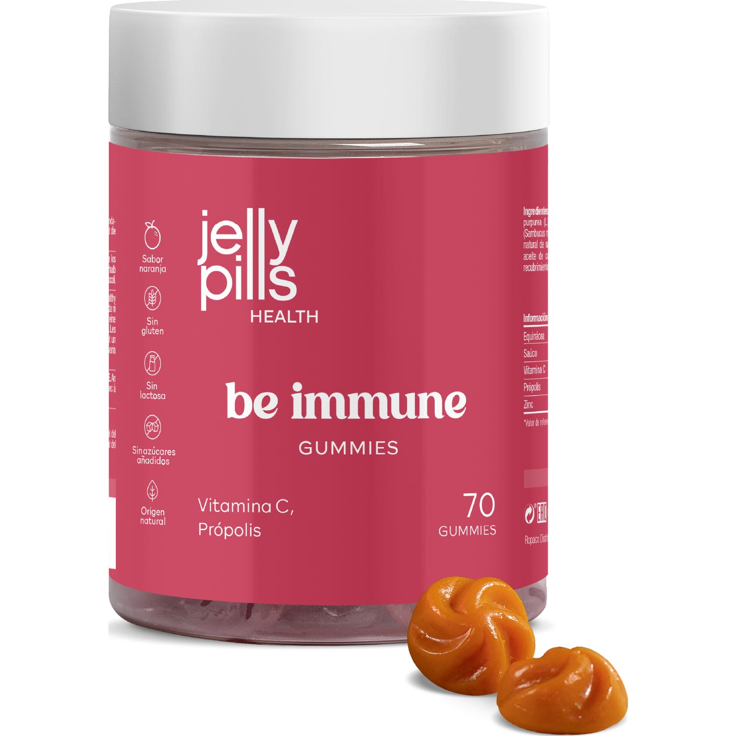 Jelly Pills® Health Be Inmune Gummies 70uds