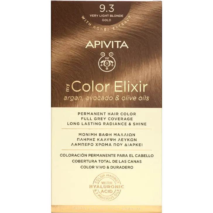 Apivita Tinte 9.3 Rubio Extra Claro Dorado 140 ml