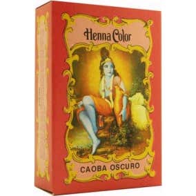 Radhe Shyam Henna Tinte Nat Caoba Osc Polvo 100gr
