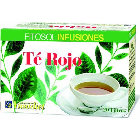 Producciones Dietéticas La Mancha Rojo Fitosol Infusiones Té 20 Bolsitas Filtro