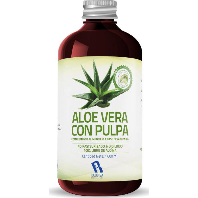 Bequisa Aloe Vera Con Pulpa 1000 Ml