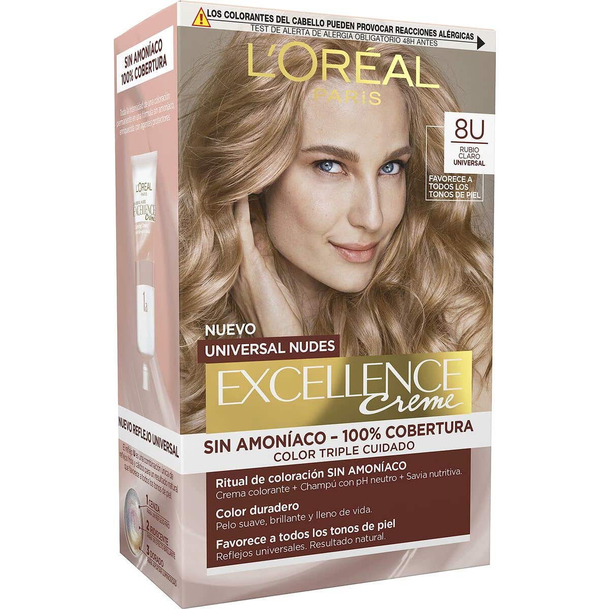 'L''Oréal Tinte de Cabello 8U Light Blonde 1ud'