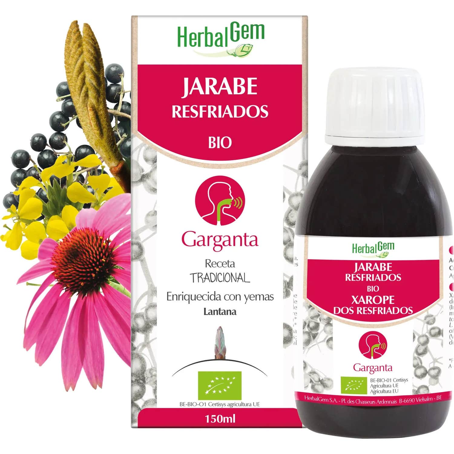 Herbalgem Jarabe Resfriados Bio 150ml
