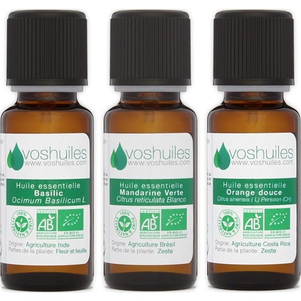 Voshuiles Mon Petit Kit Cocina Aceite Esencial BIO 3x10ml