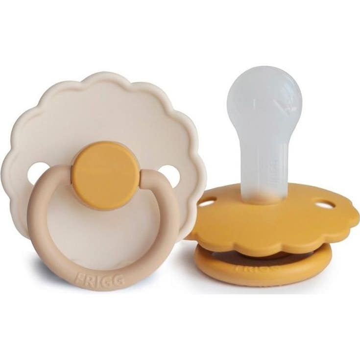 Frigg Daisy Silicone Pacifier Chamomile Honey 6M+ 2uds