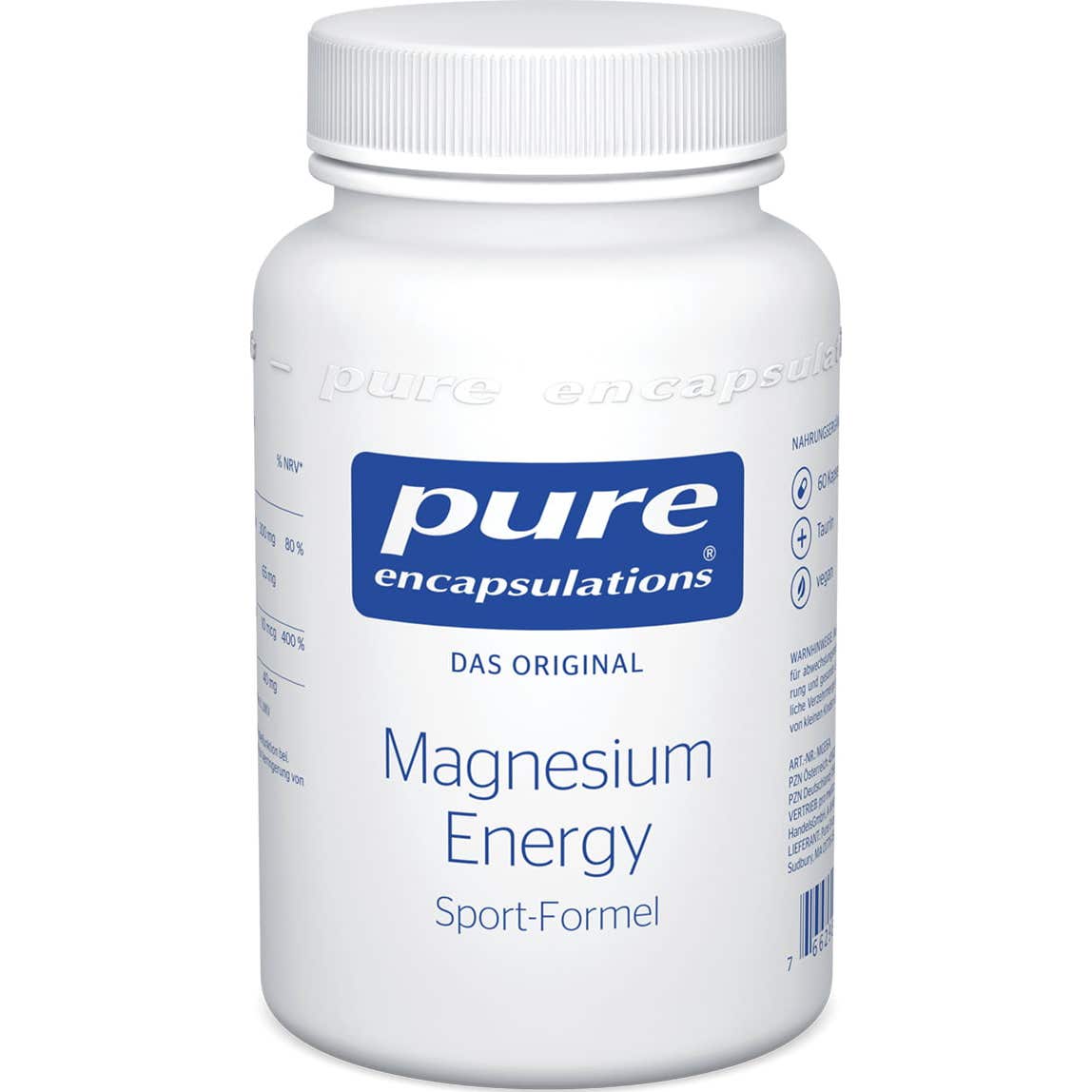 Pure Encapsulations Magnesium Energy 60caps