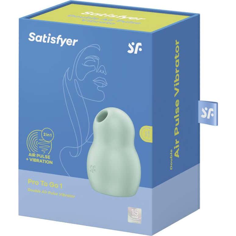 Satisfyer Pro To Go 1 Estimulador y Vibrador Verde 1 ud
