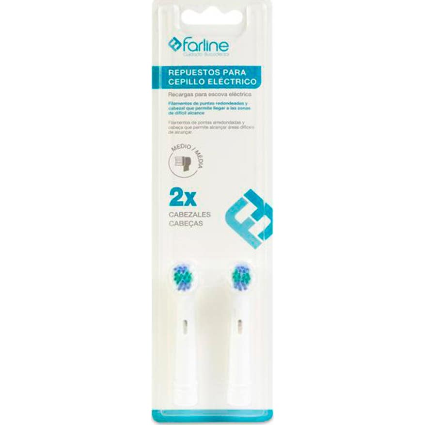 Farline Pack Repuestos Cepillo Eléctrico