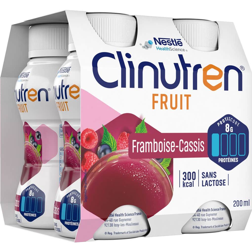 Clinutren Fruit Frambuesa Casis 4x200ml