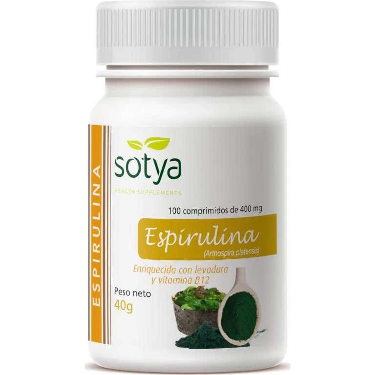 Sotya Espirulina 400 mg 100 comp
