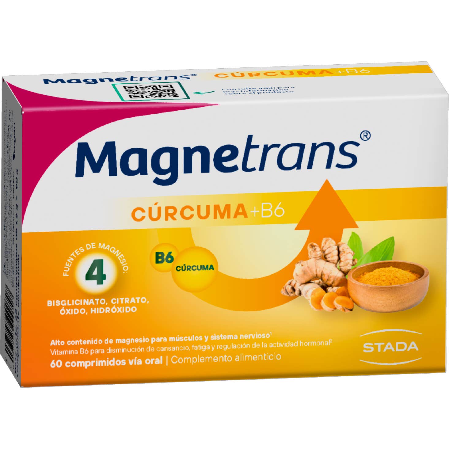 Magnetrans Cúrcuma + B6 60 Comprimidos 60 Ct - Imagen 2