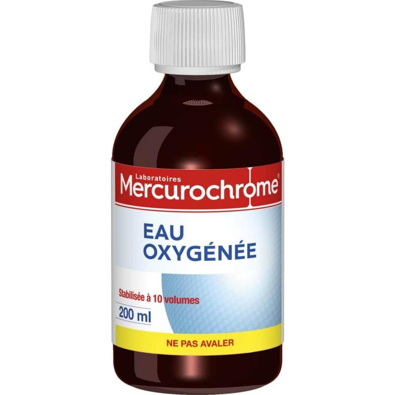 Agua Oxigenada Al Cromo Mercuriano Fl/200 ml