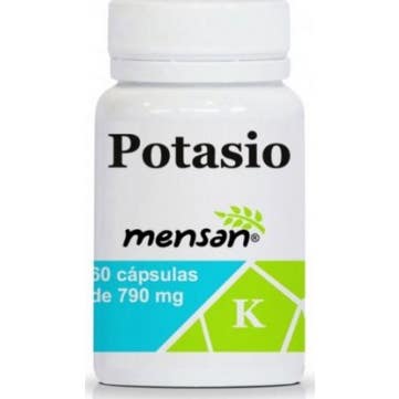 Mensan 5 X Potasio (K Gluconato) Apoyo Muscular 60 Cápsulas Vegetales De 790Mg - Imagen 3