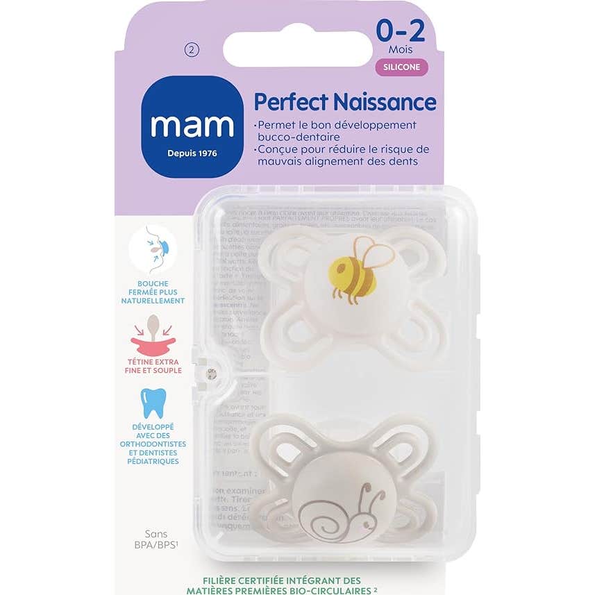 MAM Perfect Naissance Chupete 0-2 Meses 2 uds
