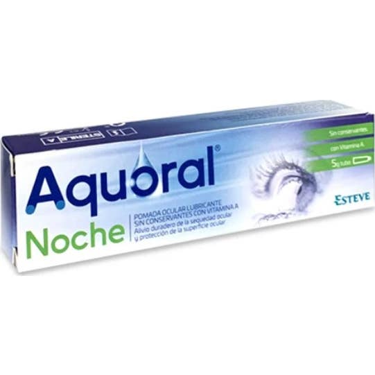 Aquoral Noche Pomada Ocular Lubricante 5g