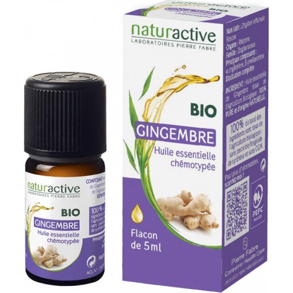 Naturactive Huile Essentielle Gingembre Bio 5ml
