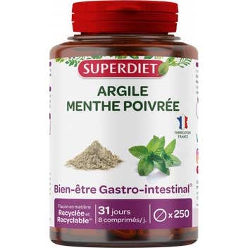 Super Diet Arcilla Verde y Menta 250 comp