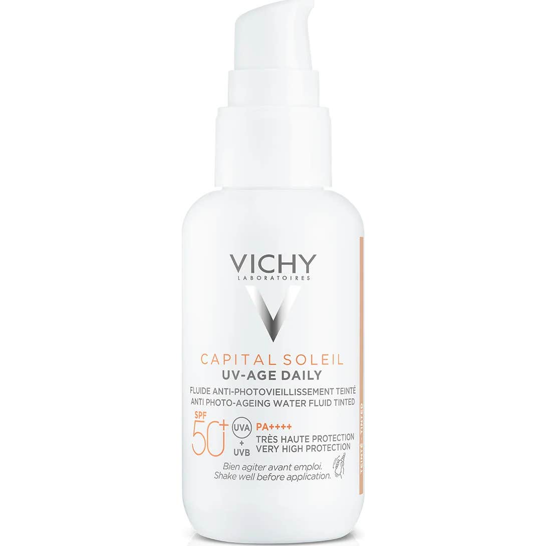 Vichy Capital Soleil UV-Age Daily Water Fluid SPF50+ con Color 40ml