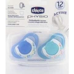 Chicco® Physio Chupete Silicona Anatómico 12 M+ Azul 2 uds