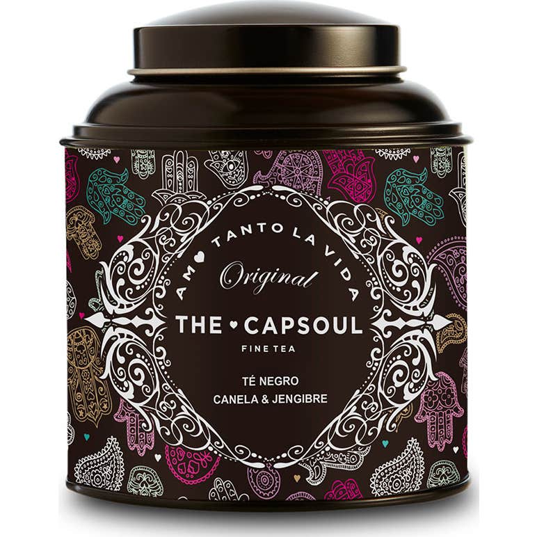 The Capsoul Té Granel Negro Canela & Jengibre 100g